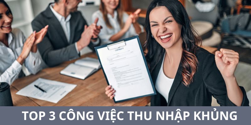 Top 3 vị trí công việc có mức lương khủng tại OKVIP